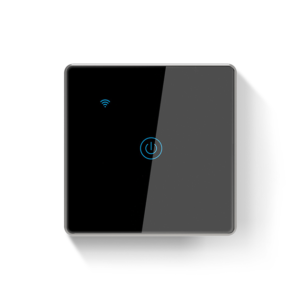 Tuya WiFi Smart Touch Light Switch -1 Gang Black