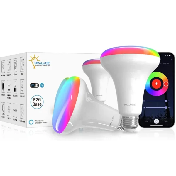 Smart WiFi Bulb BR30 RGB Dimmable12W - Amel Technologies and Solutions LTD