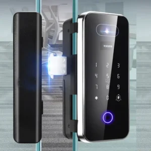 Tuya Bluetooth Biometric Glass Door Lock with Face Recognition.
