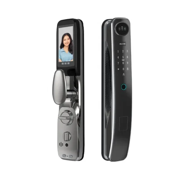 Tuya WiFi Intercom Face Recognition Smart Door Lock with Camera - Amel ...